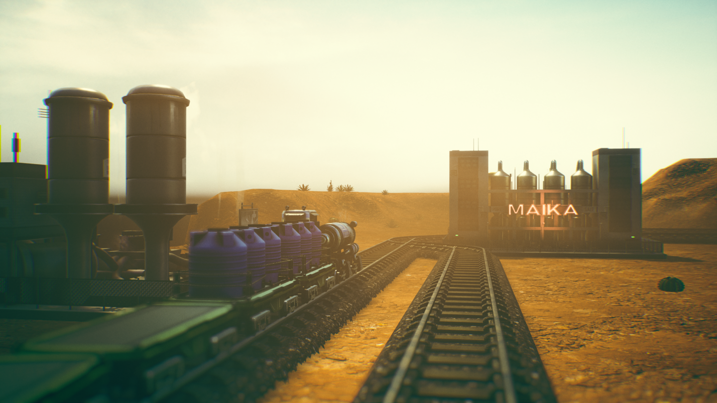 Cinematic Train View #1 (Desert)